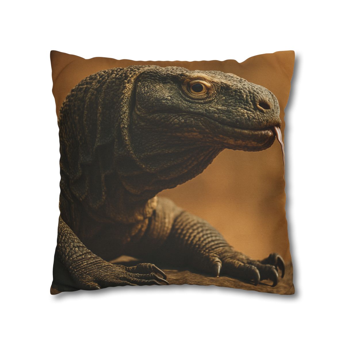 Ancient Sentinel Komodo Dragon trendy patterned pillow cases