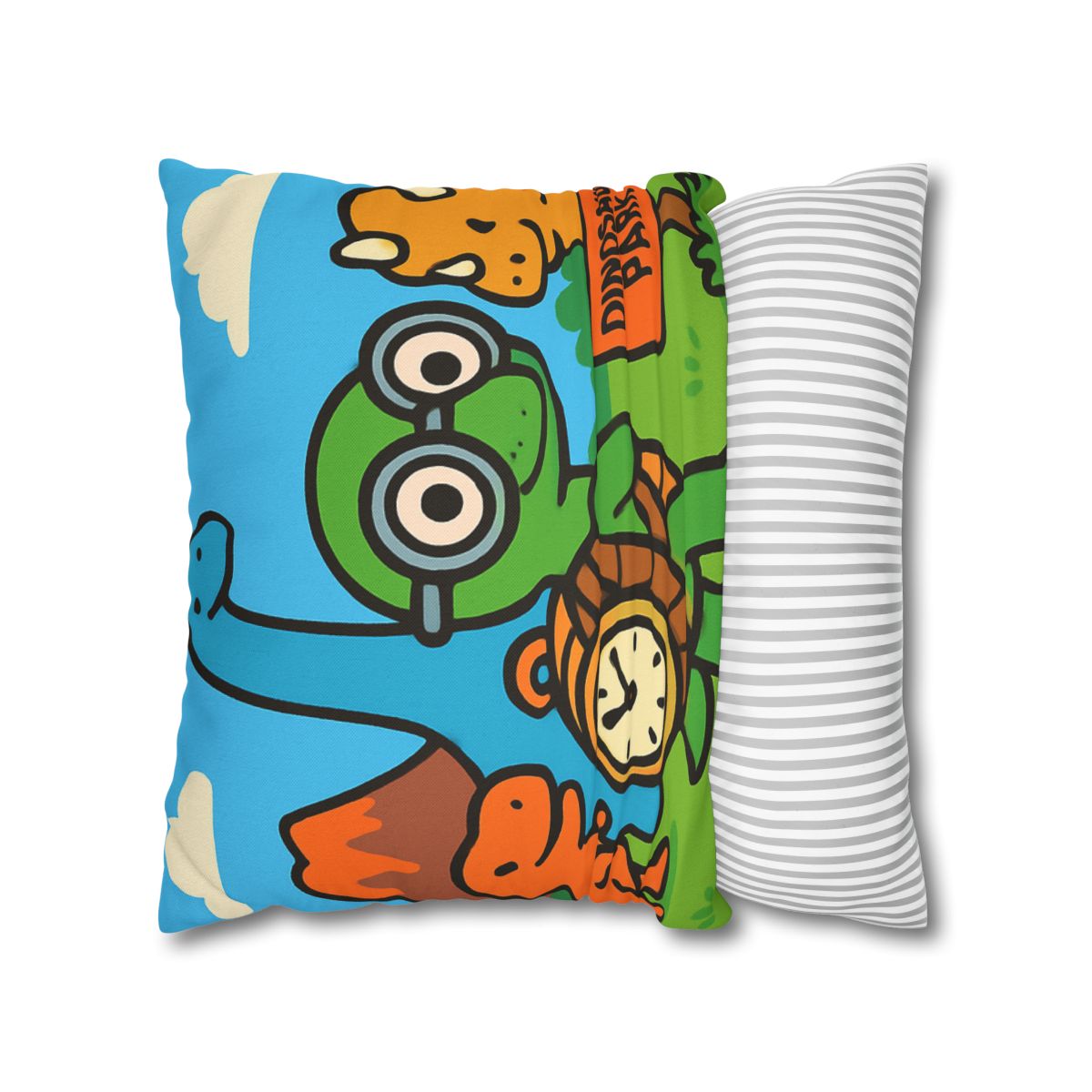 Time Traveling Turtle At The Dino Park unique gift pillow cases