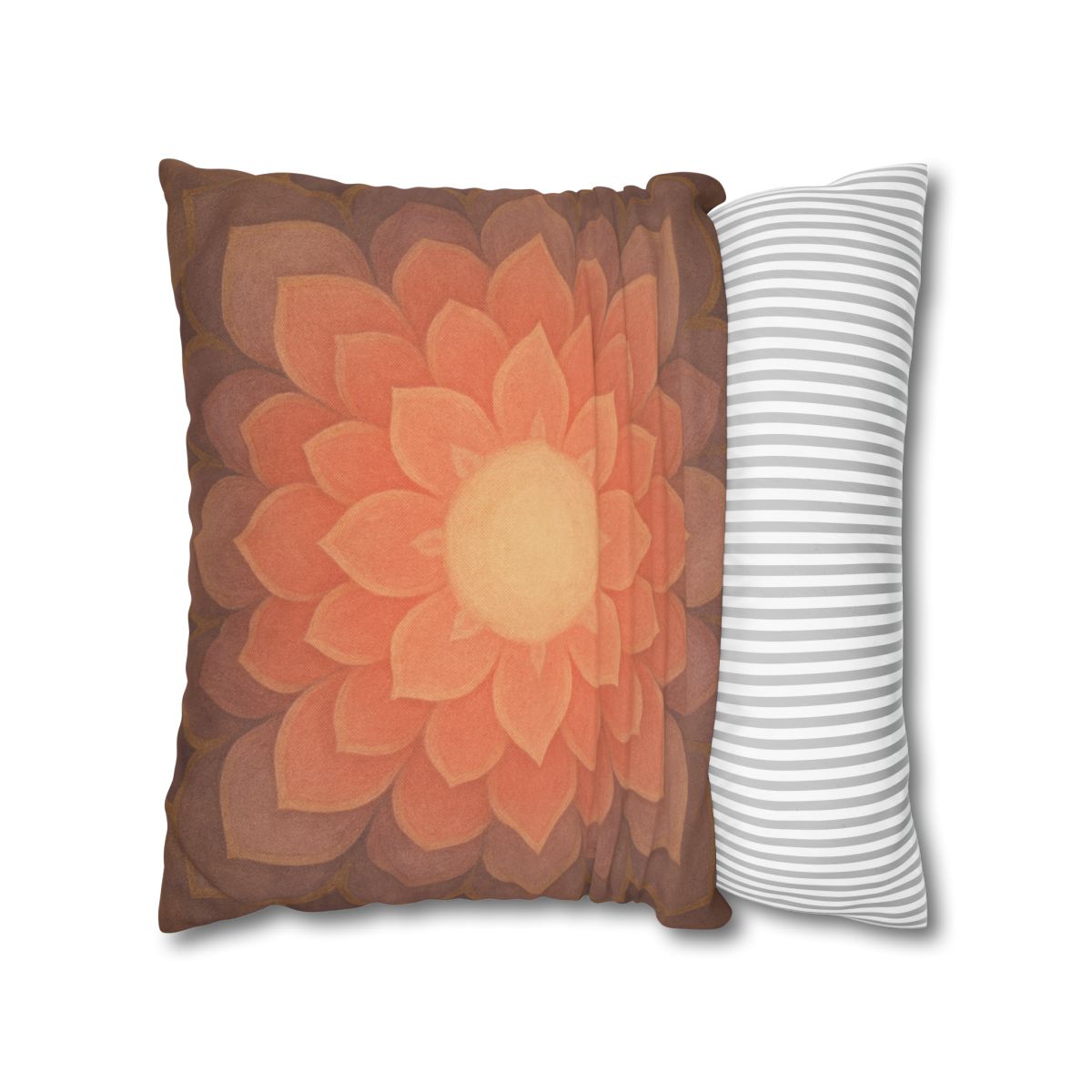 Petal Mandala Overlay stylish decorative pillowcases