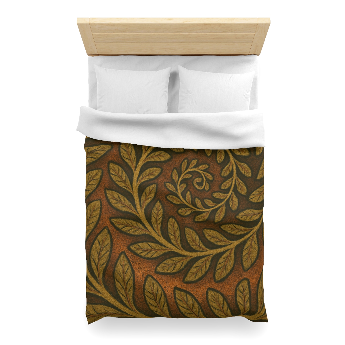 Frond Spiral Weave custom duvets