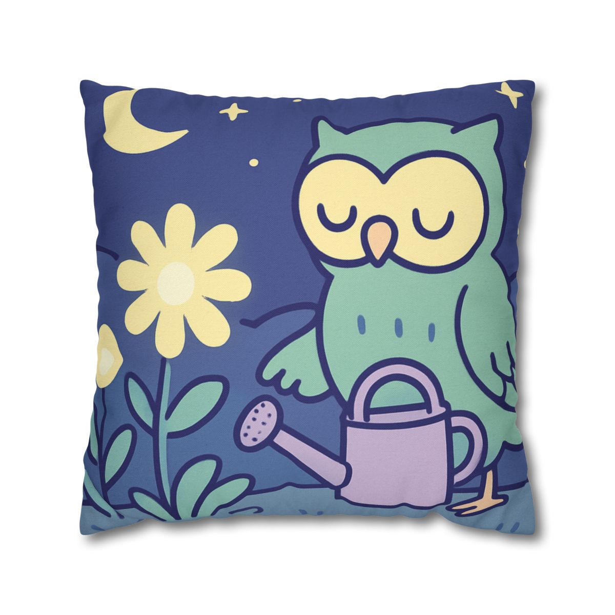Moon Garden Owl custom pillow cases