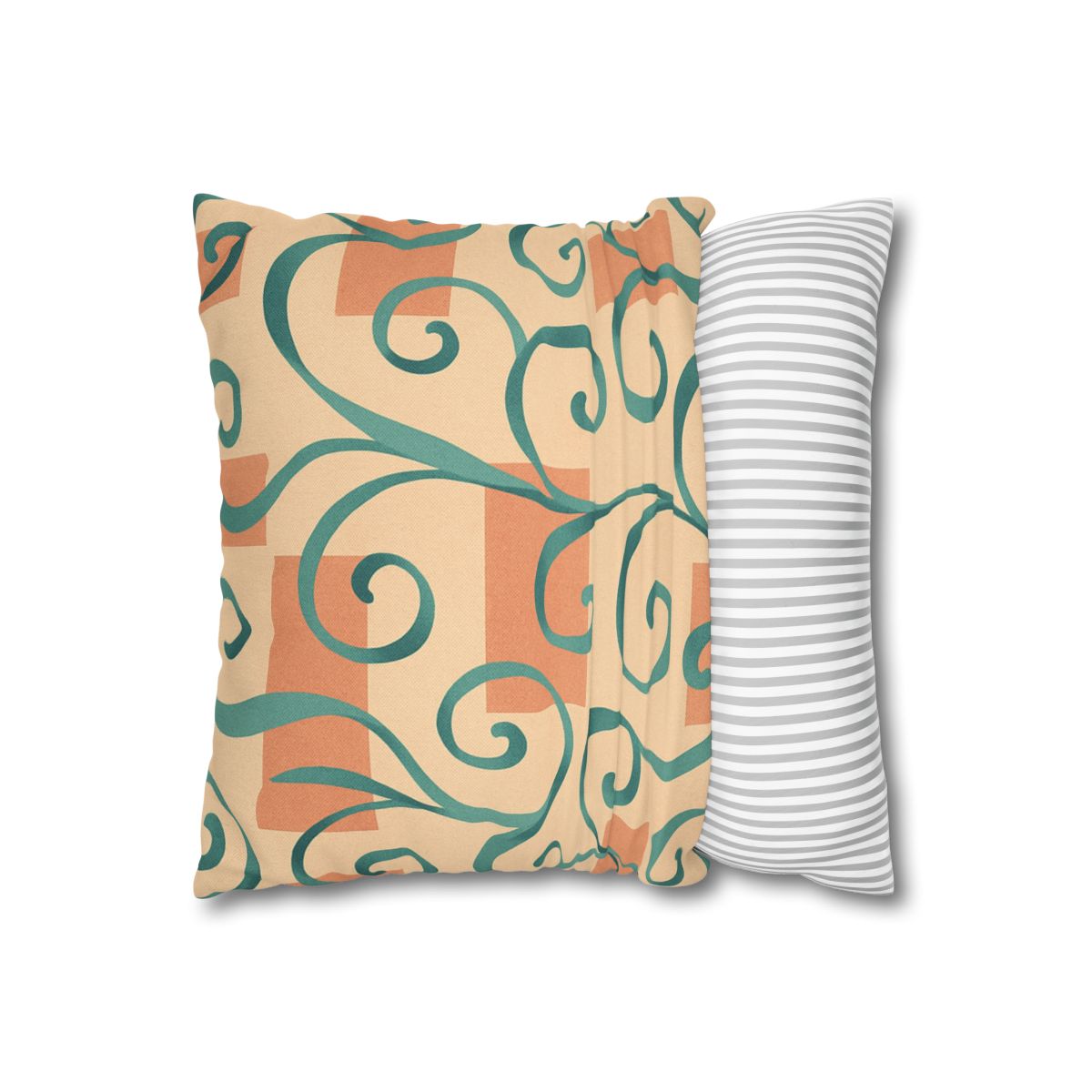 Tendril Ribbon Grid comfortable bedding pillow covers