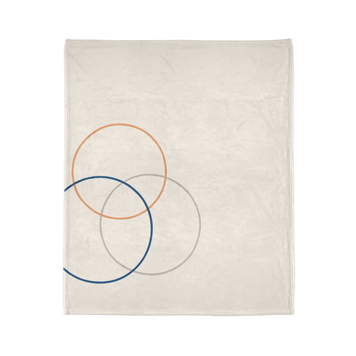 Orbiting Ring Triad trendy patterned blankets