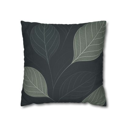 Leaf Vein Circuit Filigree soft cotton pillow cases