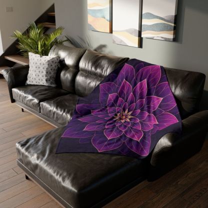Petal Prism Mandala custom blankets