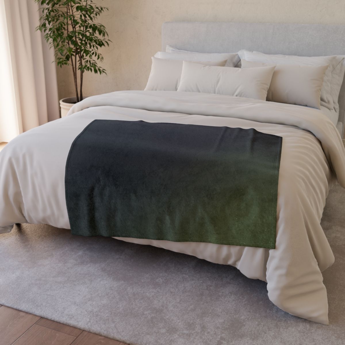 Dark Energy Gradient stylish throw blankets