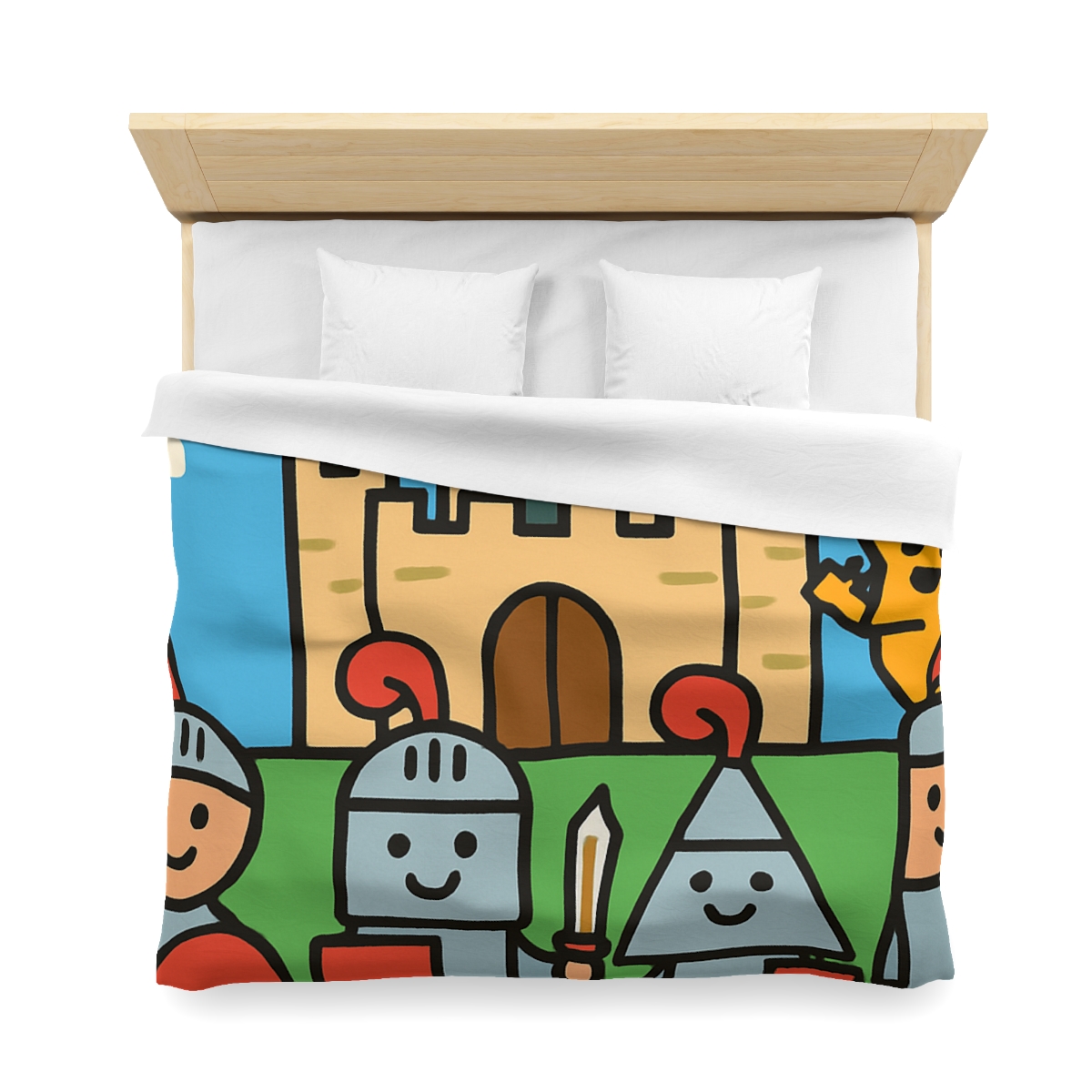 Castle Of Shape Knights soft comforter duvets