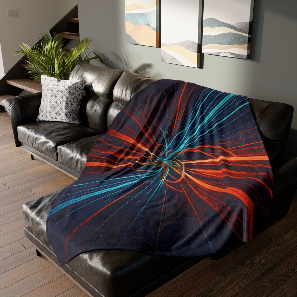Photon Burst Tapestry warm winter blankets