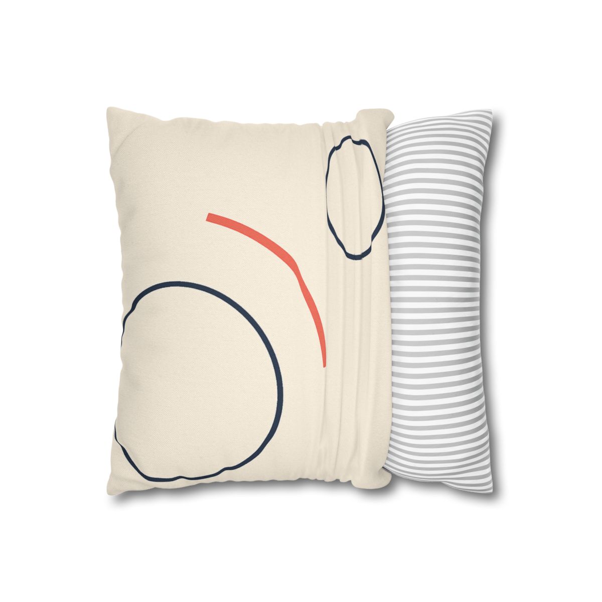 Orbit Gap Circle Pair custom pillow cases