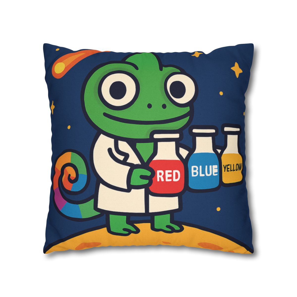 Comet Chameleon Color Lab stylish decorative pillowcases