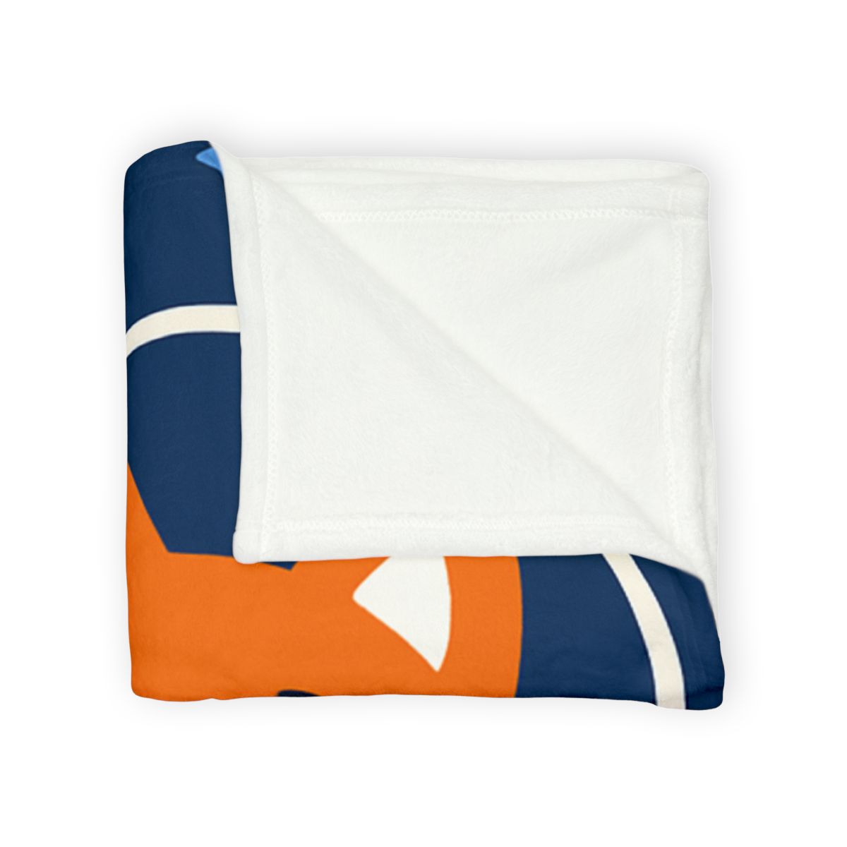 Comet Classroom With Curious Space Fox personalized cozy blankets