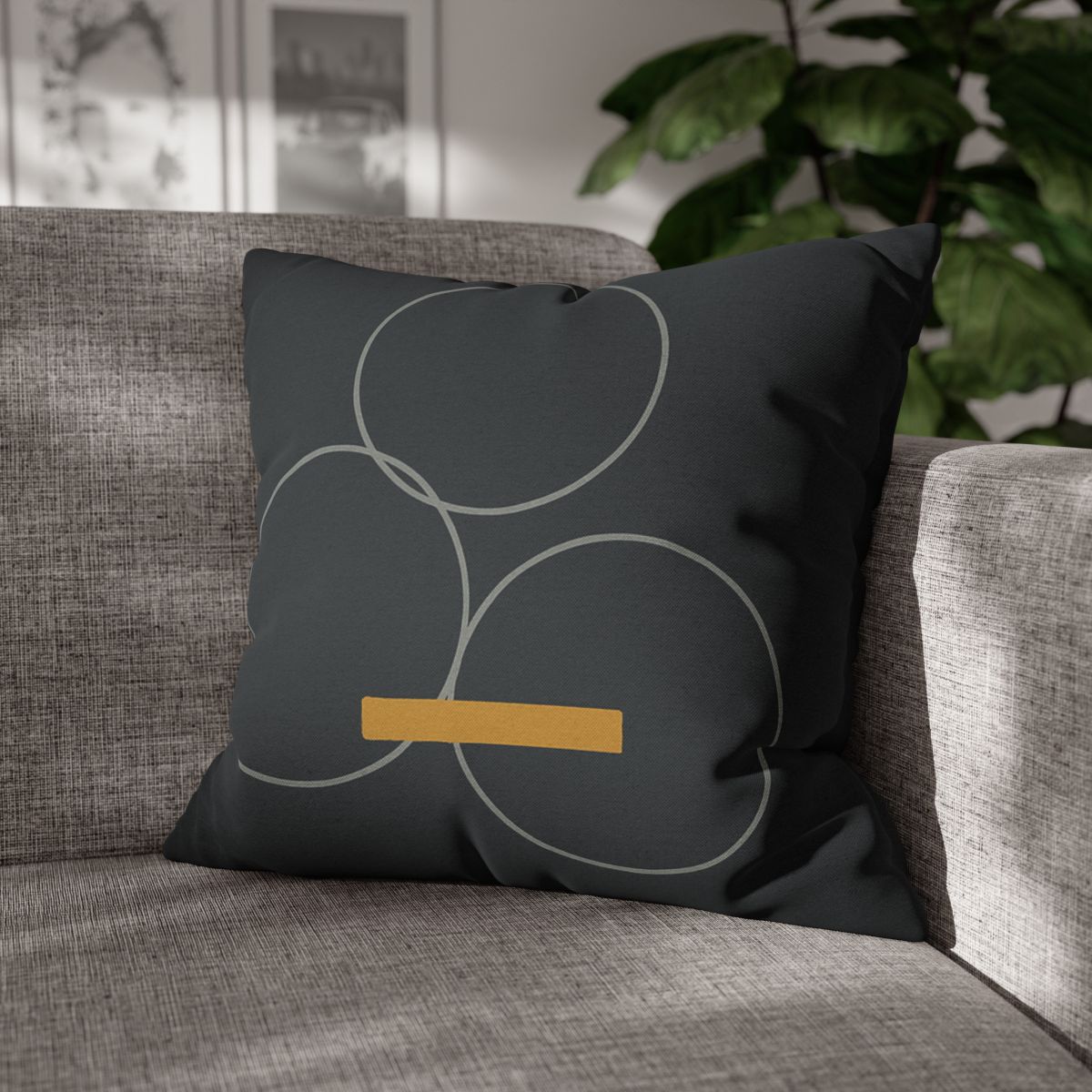 Three Rings With Shared Tangent Bar custom pillow cases