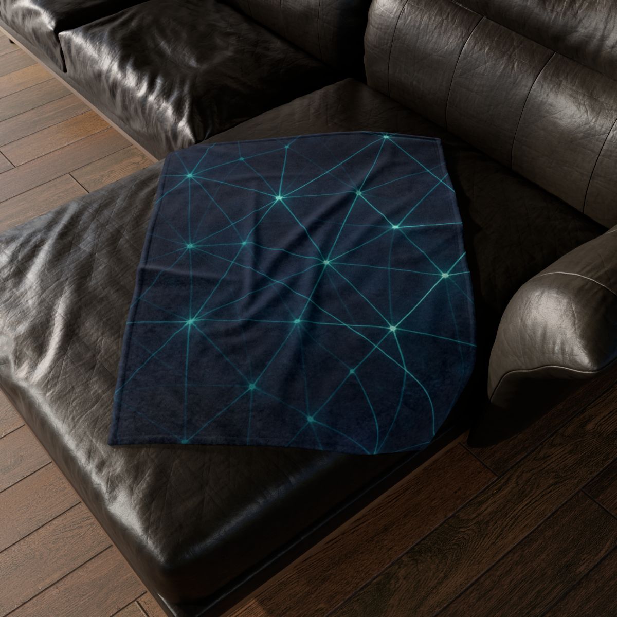 Cosmic Web Filament decorative home blankets