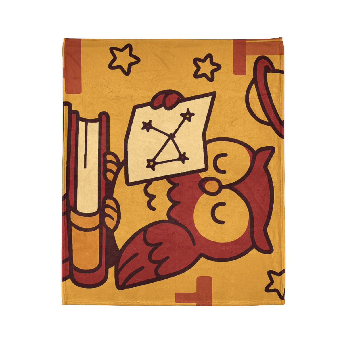 Cosmic Owl Library custom blankets