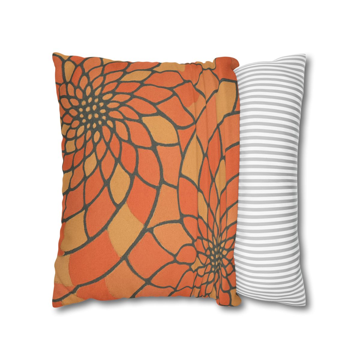 Petal Spiral Matrix designer print pillow cases