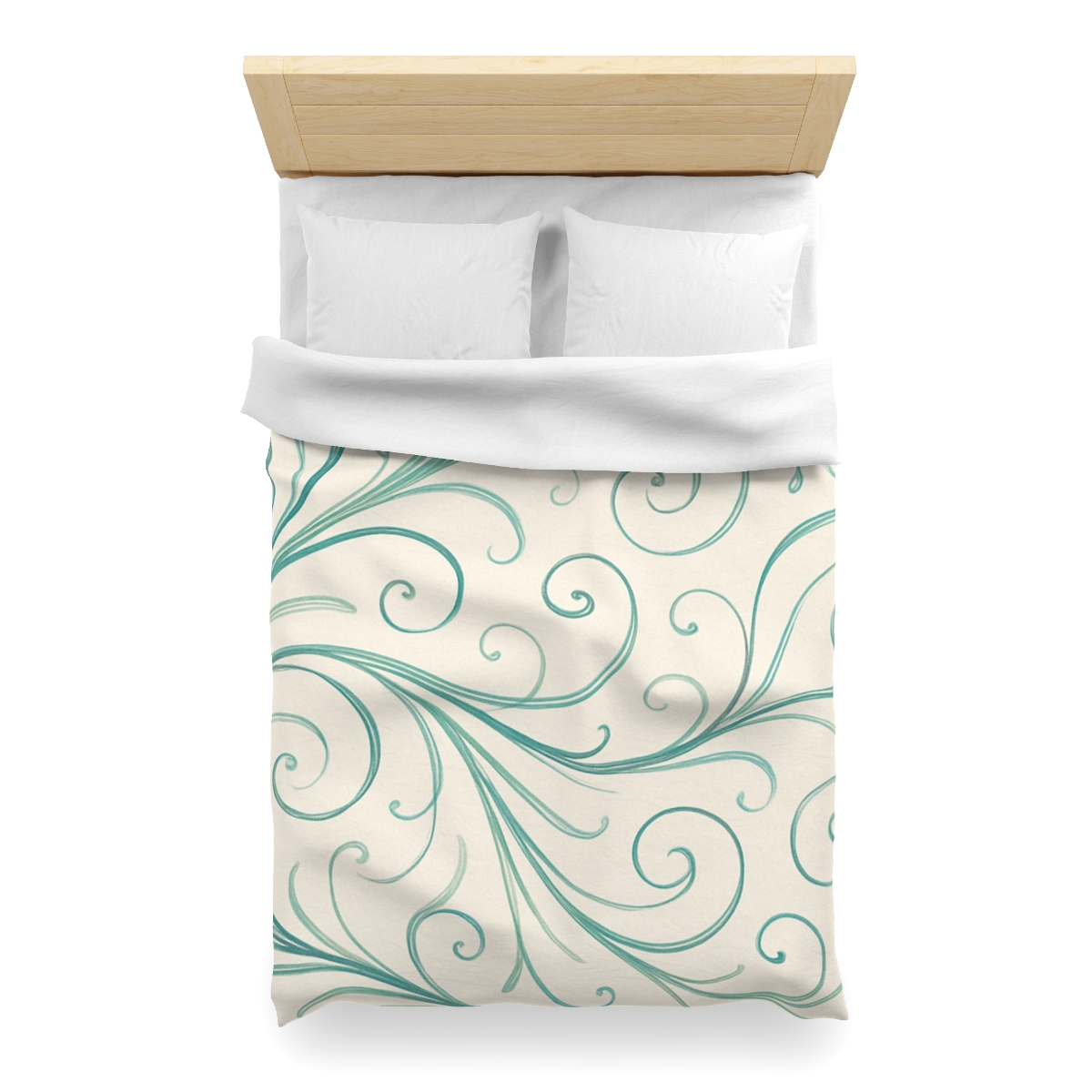 Tendril Wave Filigree personalized bedding duvets