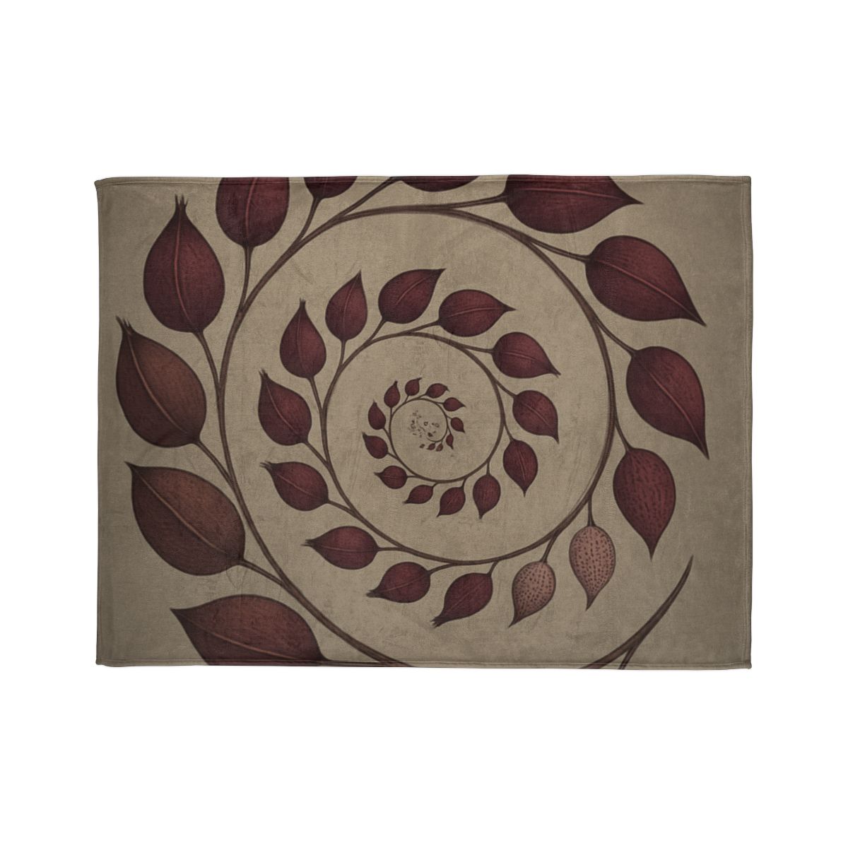 Spiral Seed Pod Array decorative home blankets