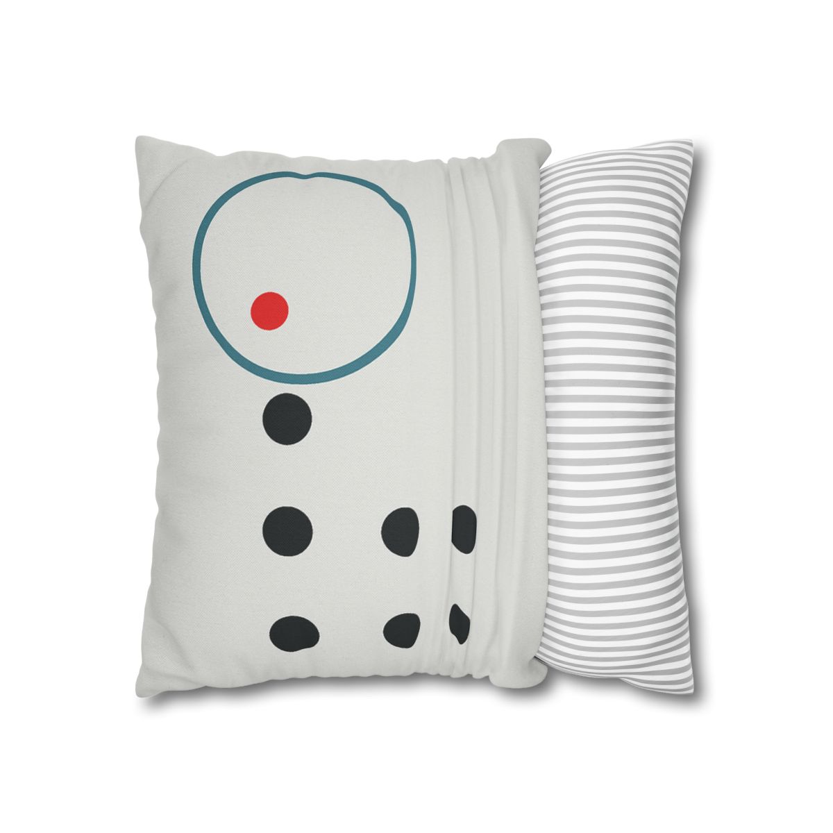 Broken Grid With One Orbit Ring stylish decorative pillowcases