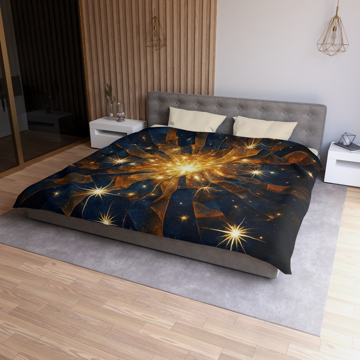 Starburst Mosaic Field unique patterned duvets