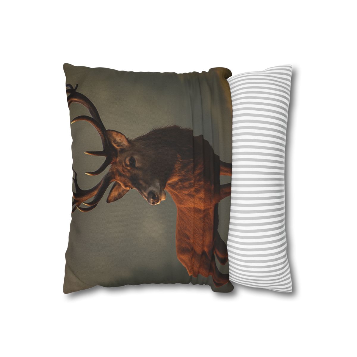 Red Deer Dawn Majesty designer print pillow cases