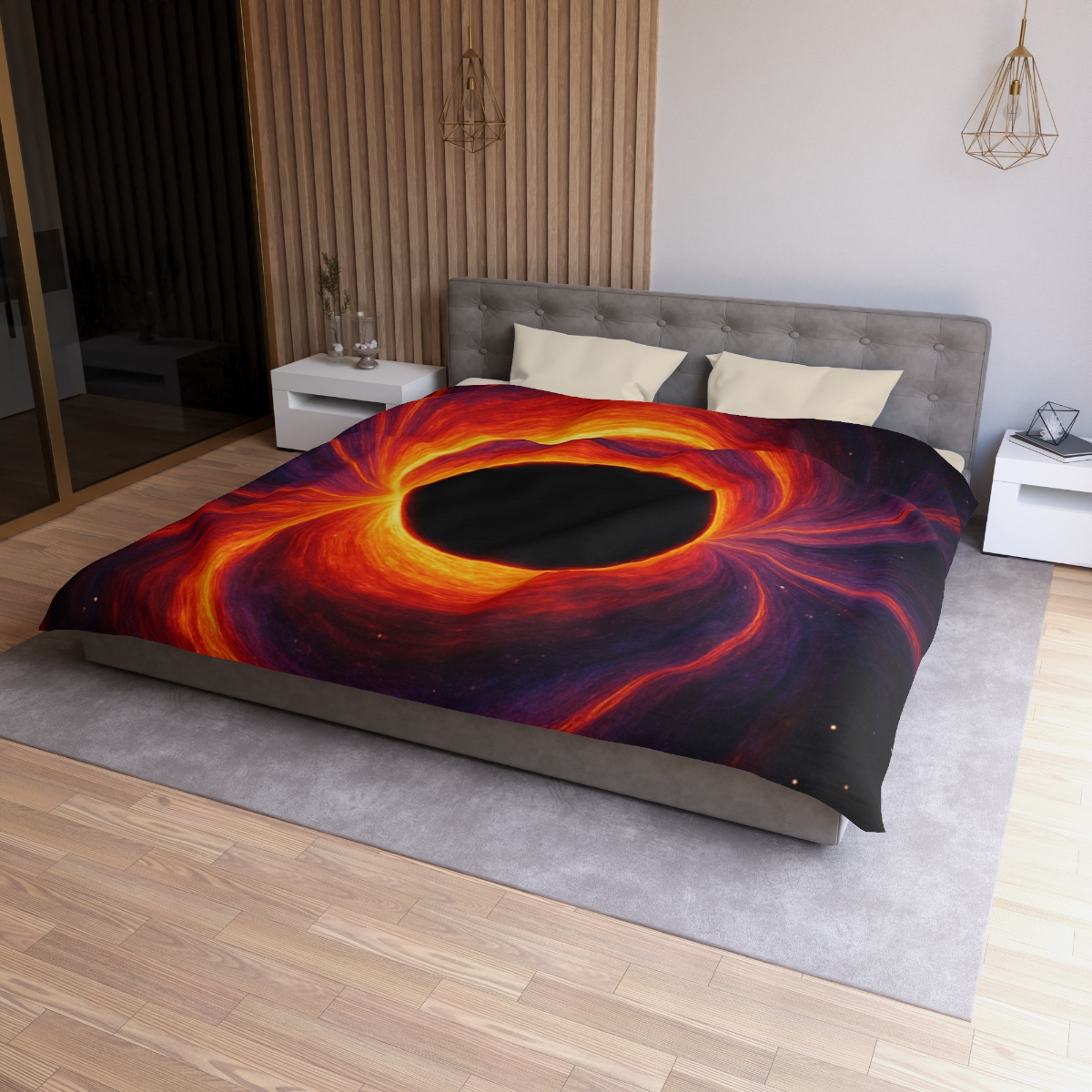 Gravitational Halo Bloom stylish duvet covers