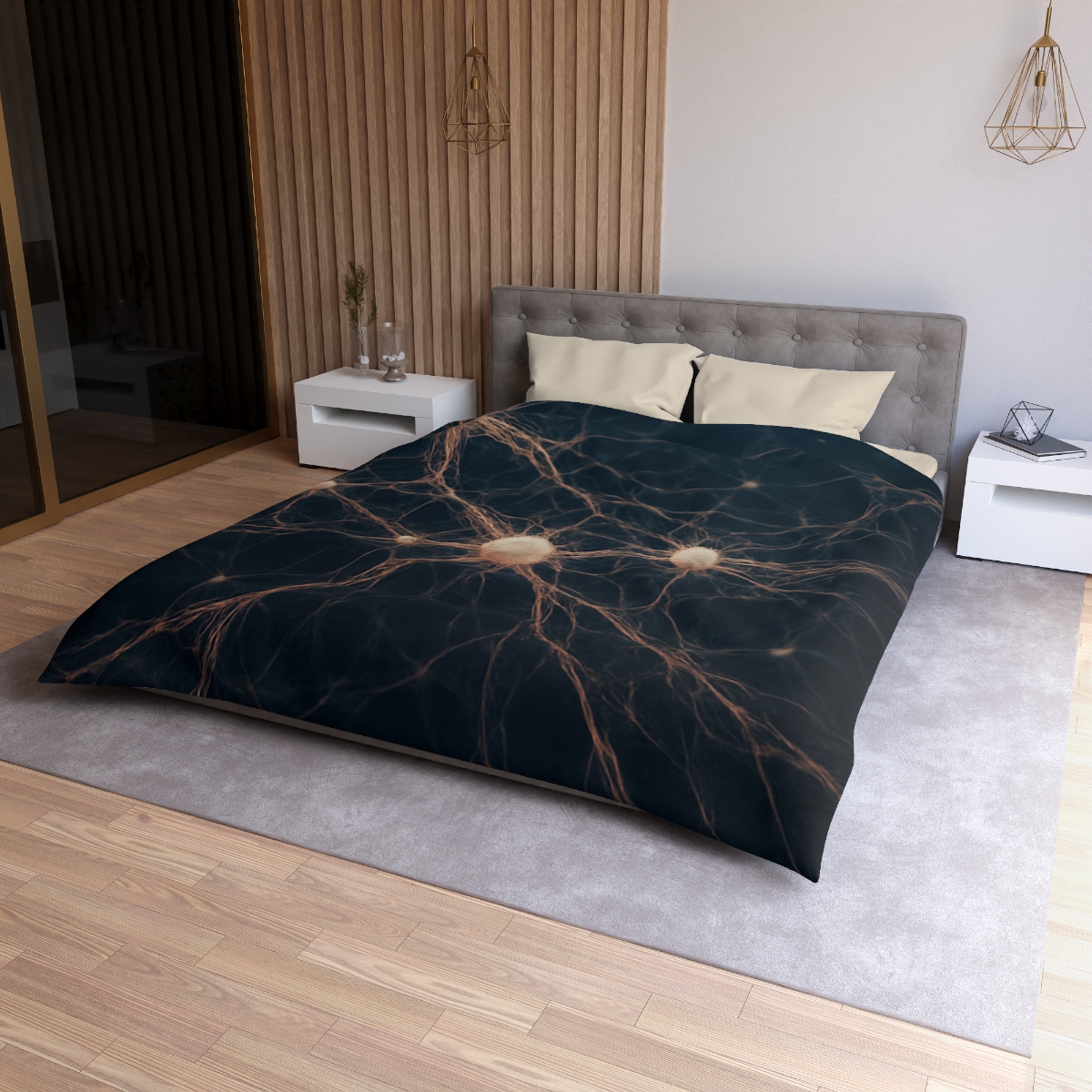 Cosmic Web Filament personalized bedding duvets