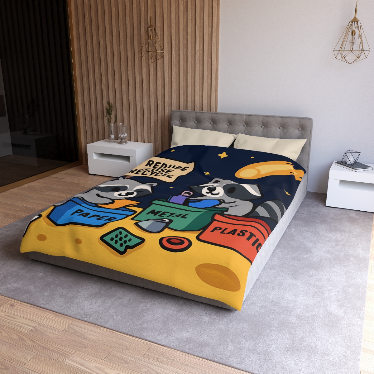 Comet Tail Recycling Rangers duvets for gifts