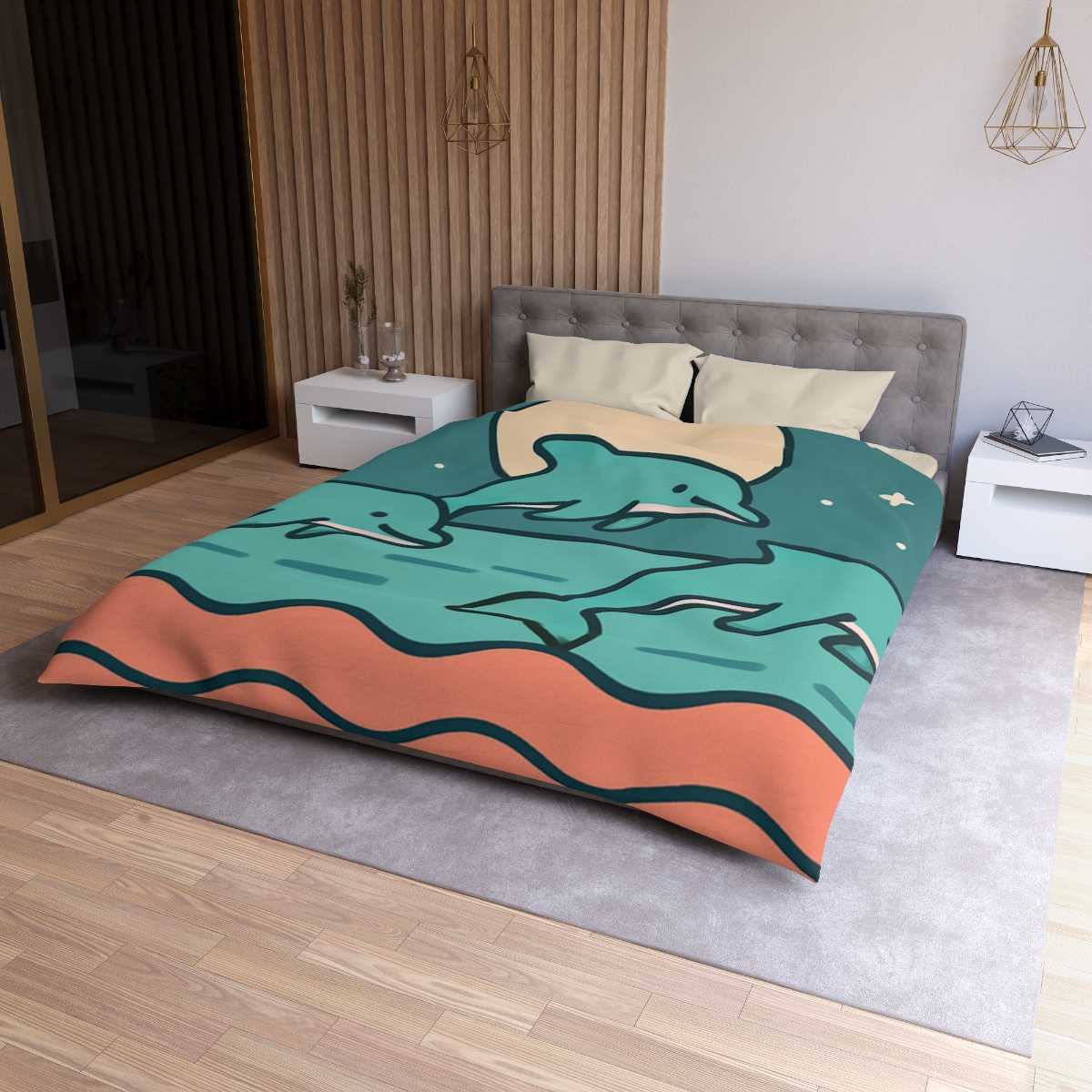 Moonlight Dolphin Parade warm winter duvets