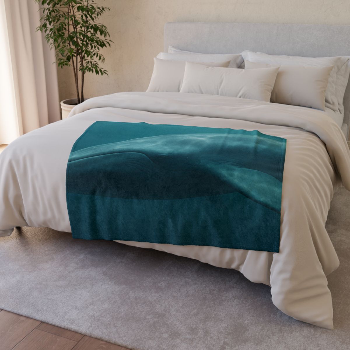 Ocean Song Blue Whale unique gift blankets