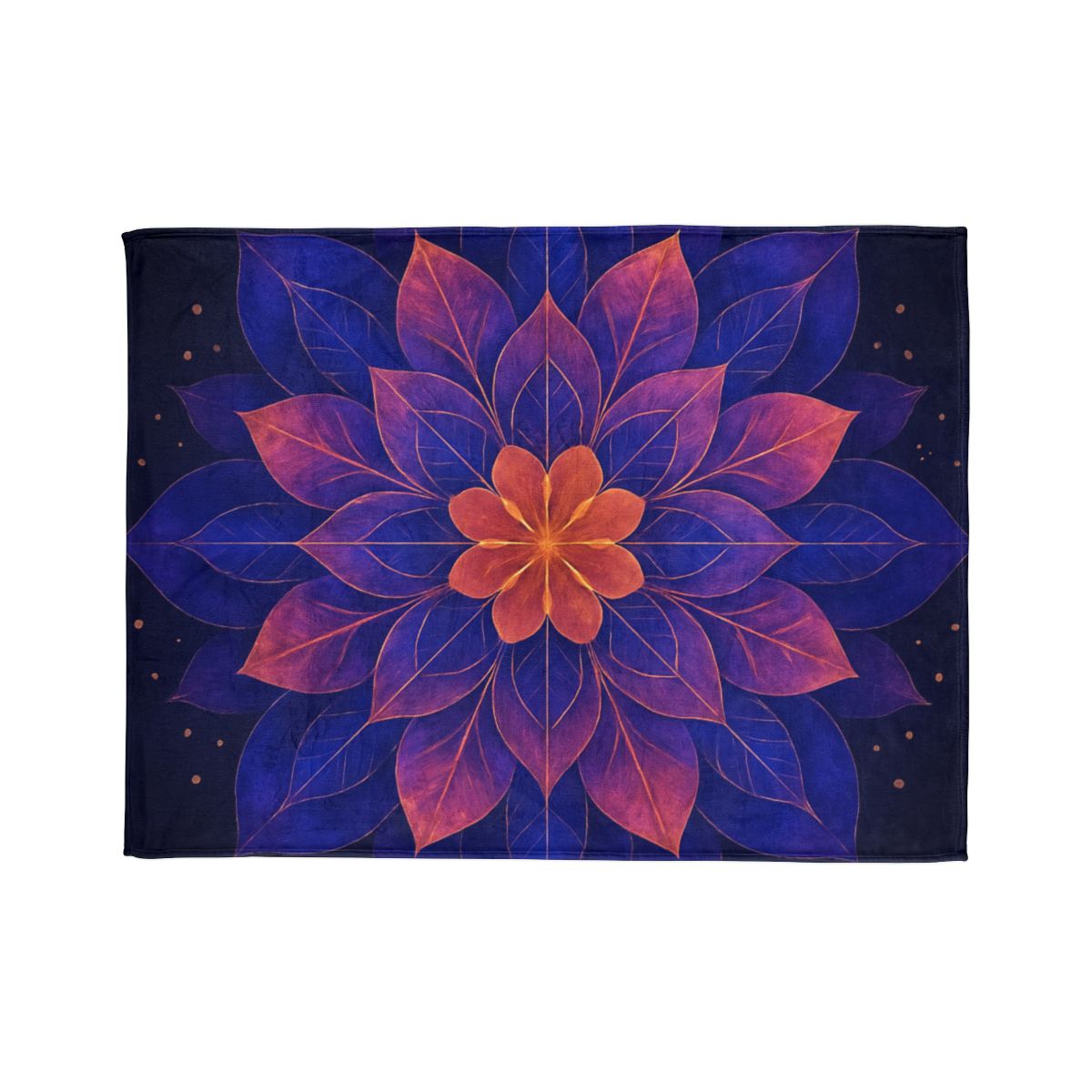 Petal Prism Mandala custom blankets