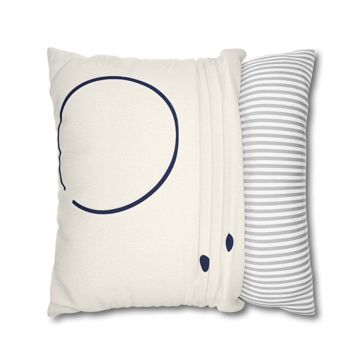Orbiting Arc And Twin Dots designer print pillow cases
