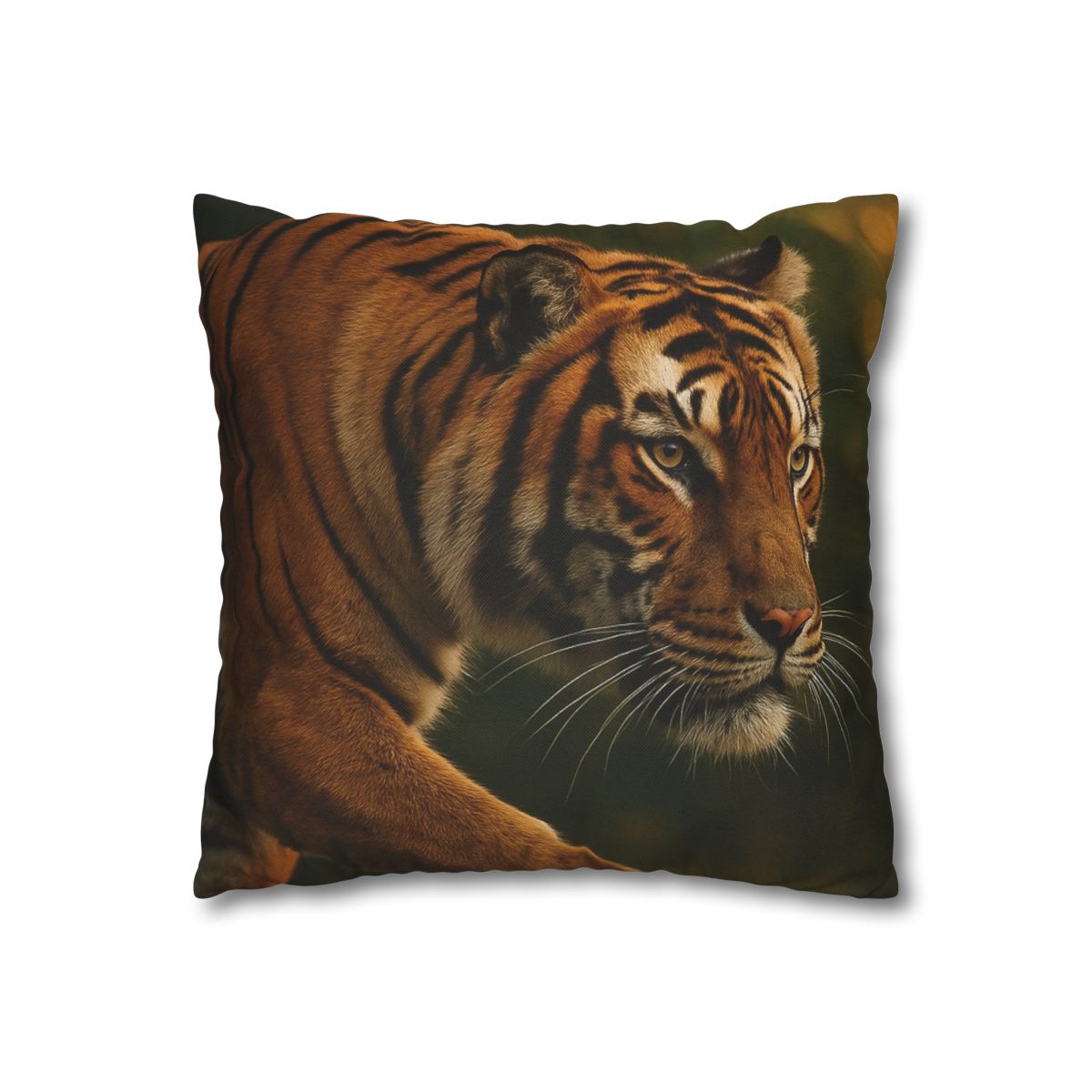 Forest Stalker Bengal Tiger custom pillow cases