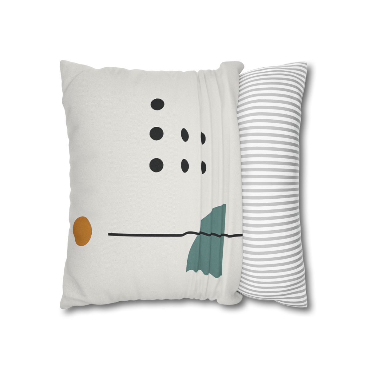 Sparse Meridian With Broken Grid trendy patterned pillow cases