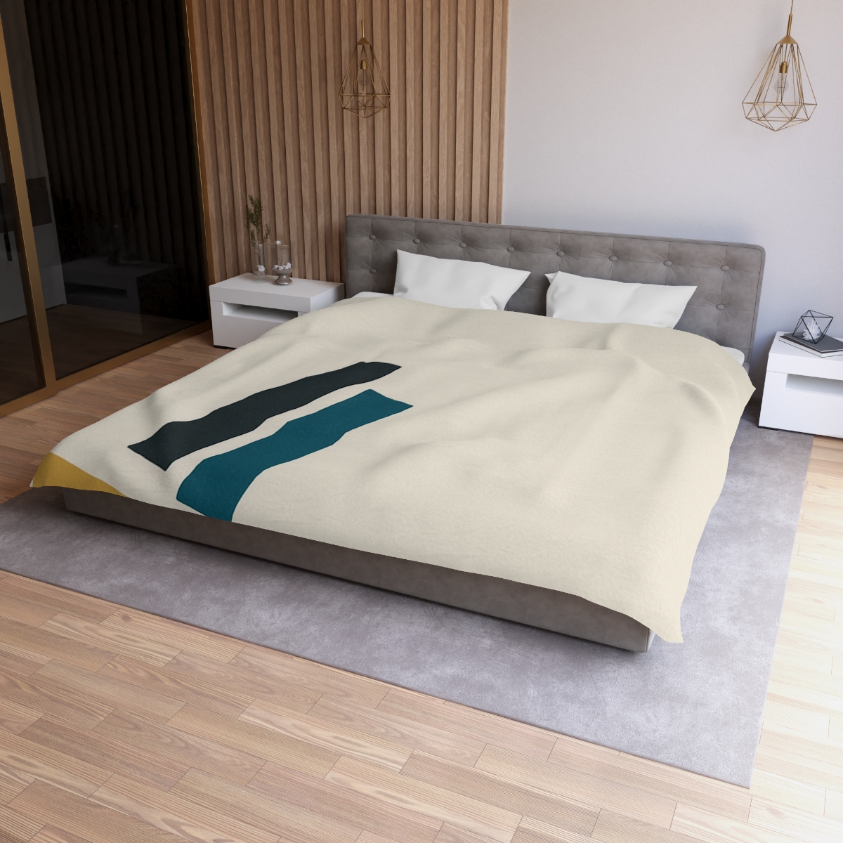 Balanced Triad Of Rectangles personalized bedding duvets