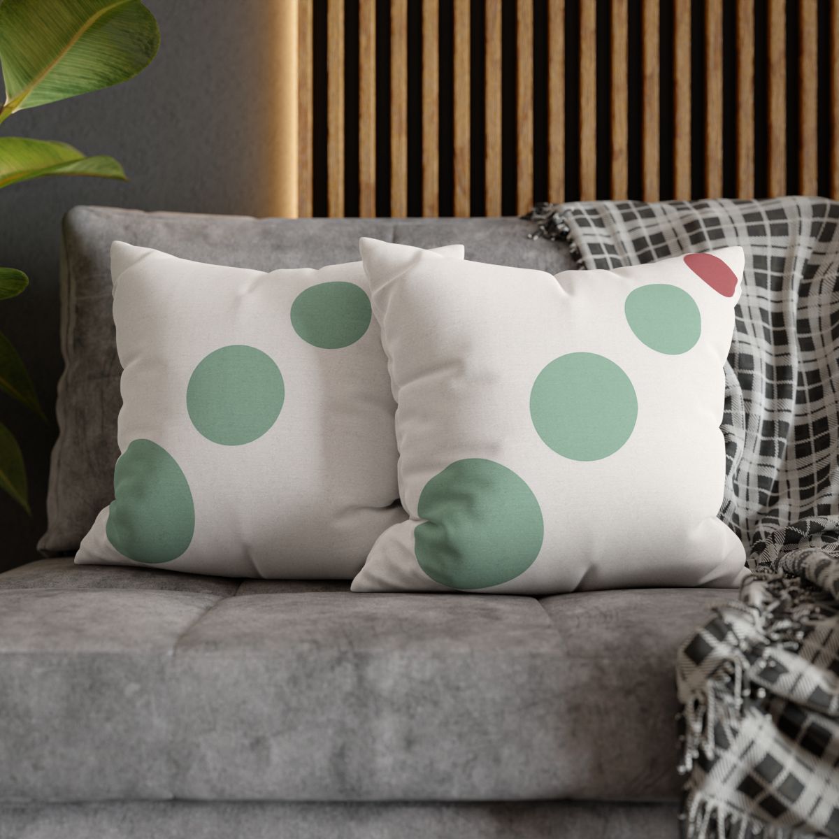 Diagonal Path Of Four Circles trendy patterned pillow cases
