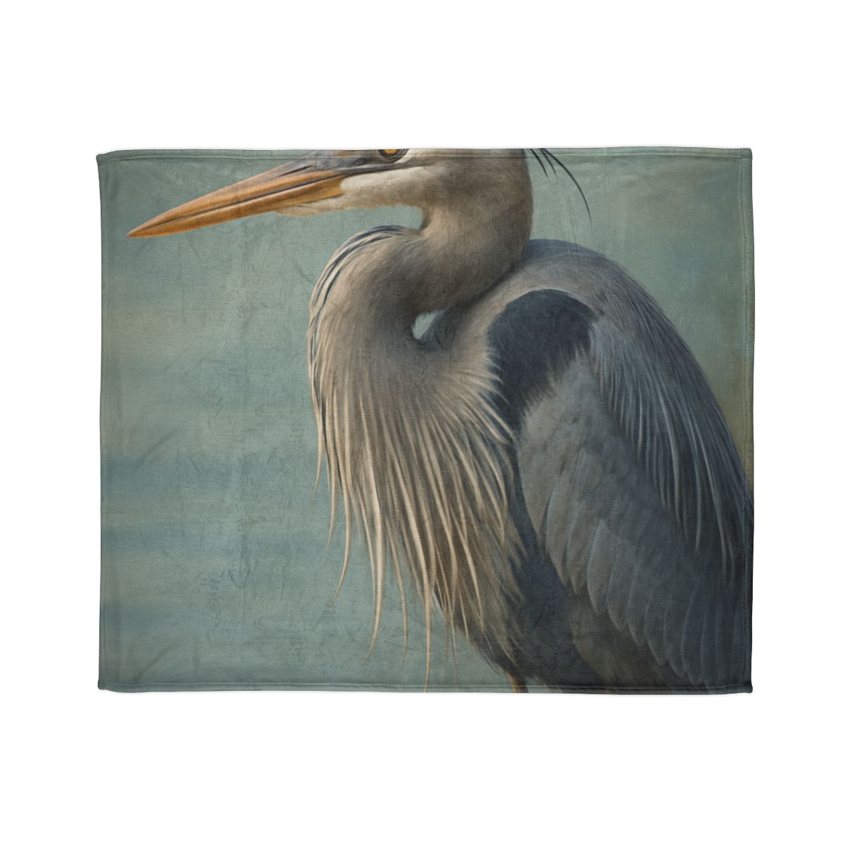 Harbor Watch Great Blue Heron warm winter blankets