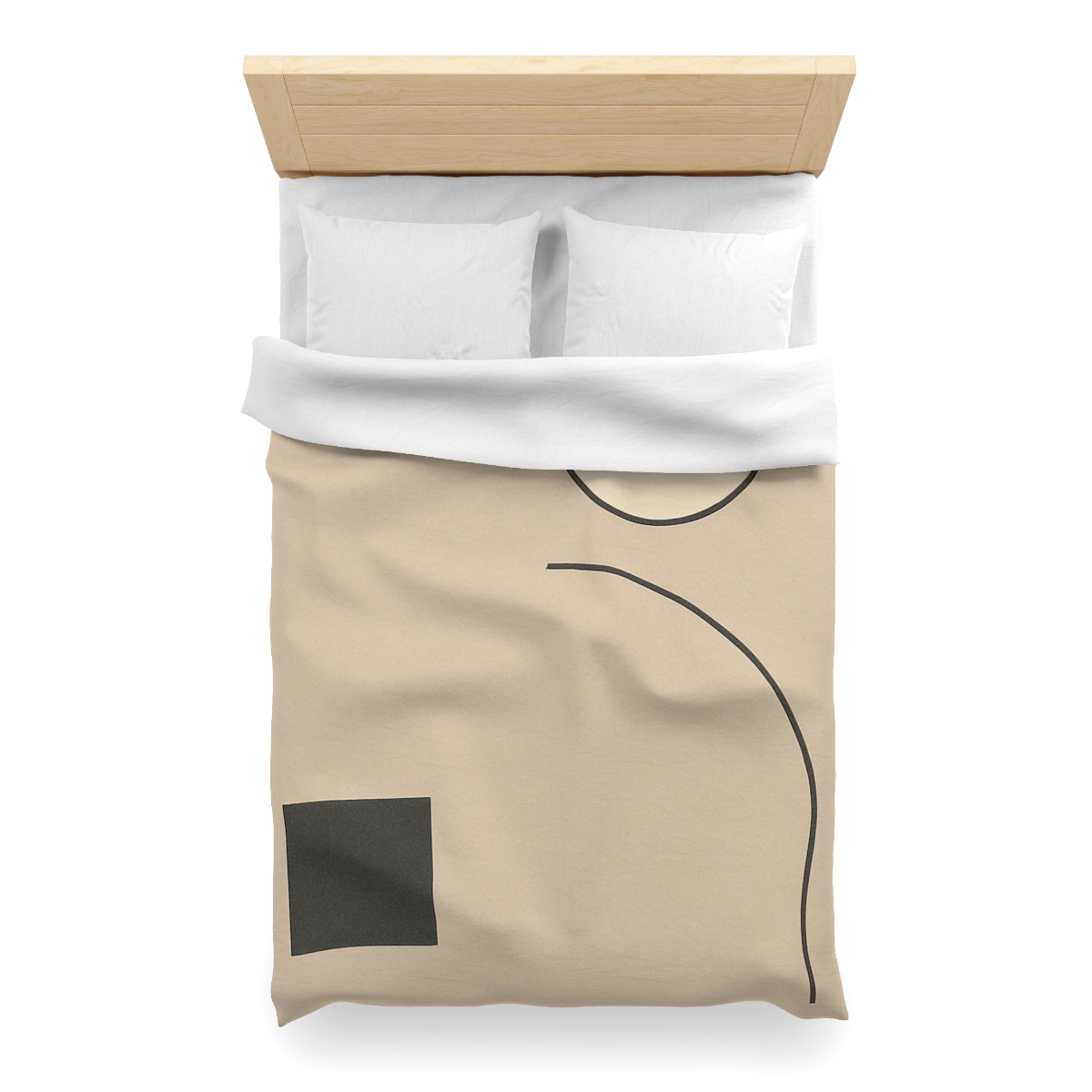 Triadic Arc And Square Balance soft comforter duvets