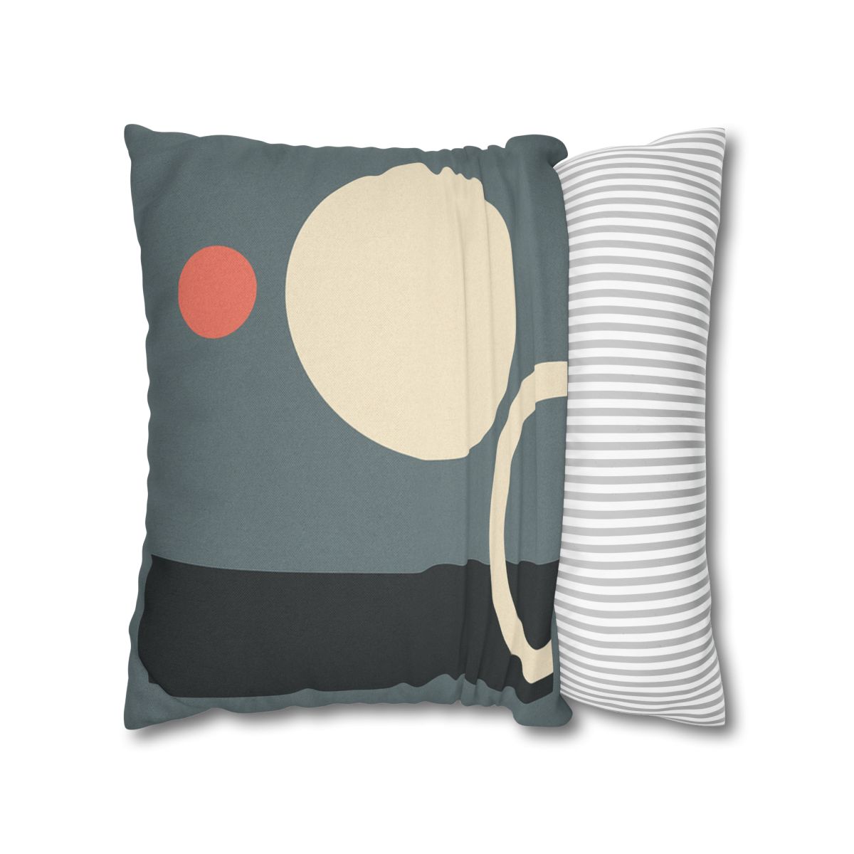 Quiet Triad With Offset Arc trendy patterned pillow cases