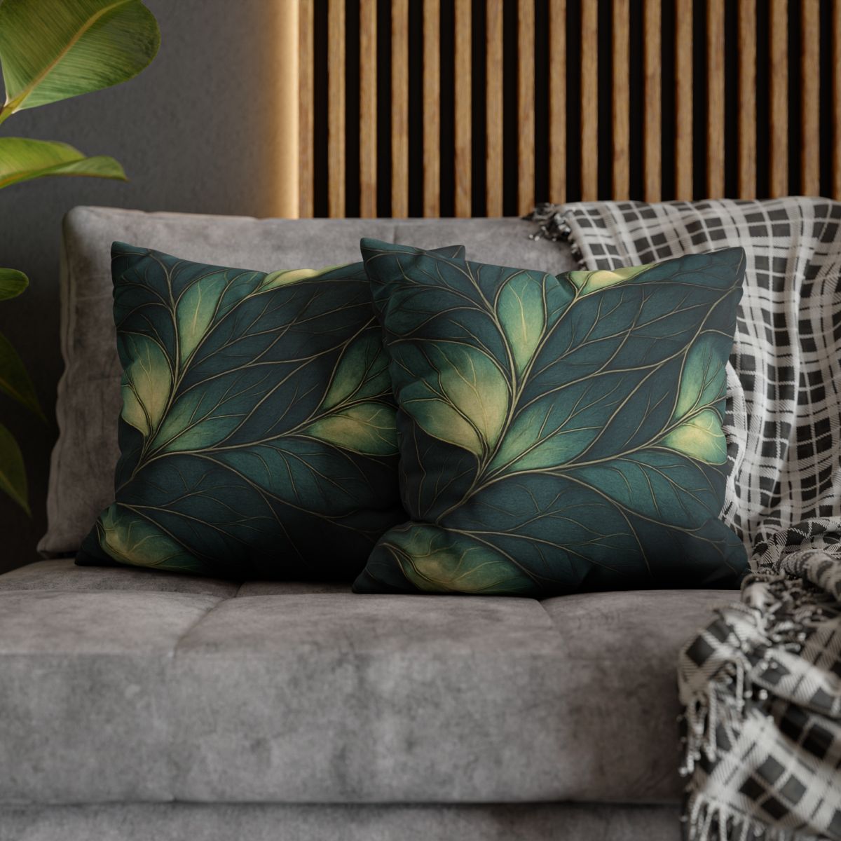 Vein Lattice Aurora Bloom custom pillow cases