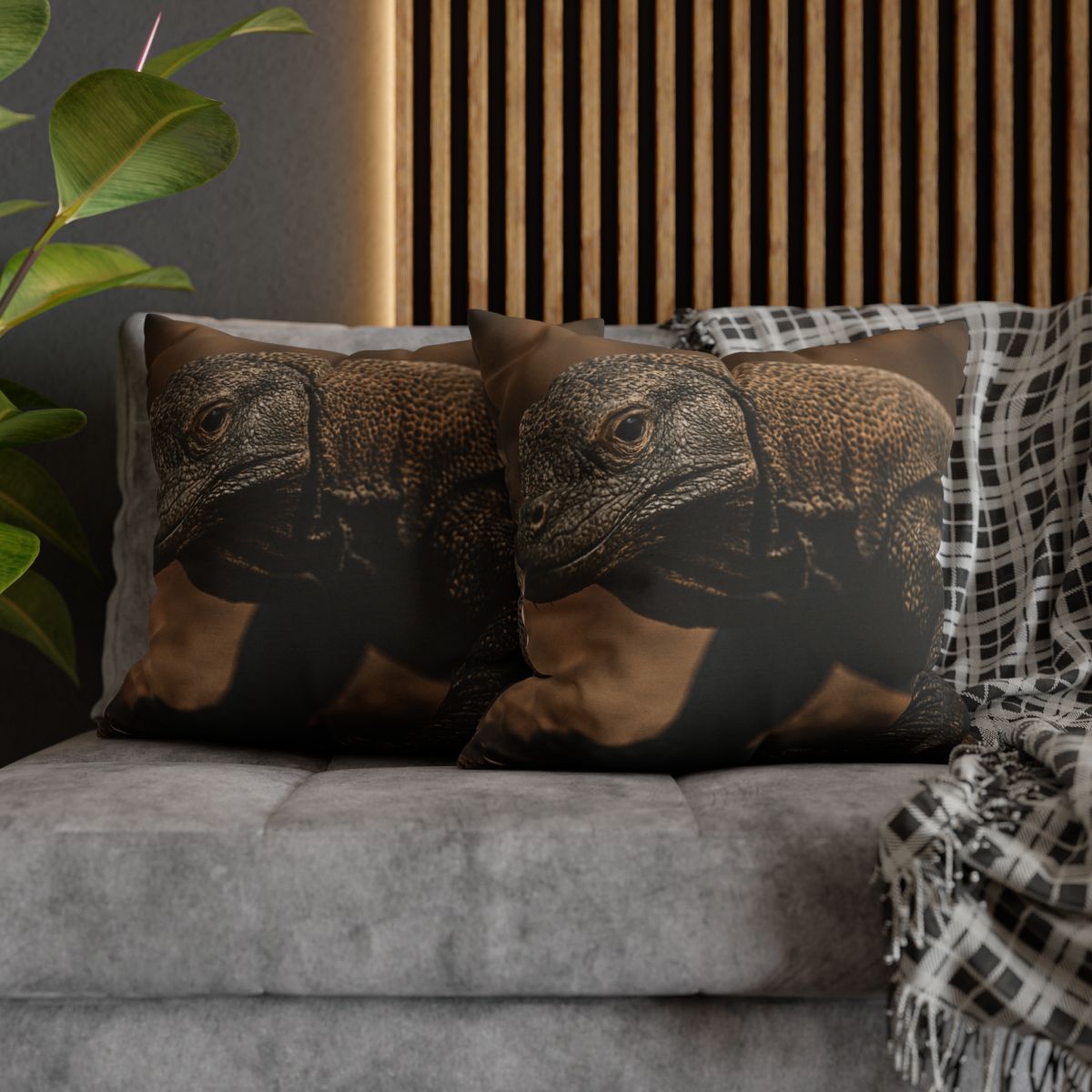 Ancient Sentinel Komodo Dragon stylish decorative pillowcases