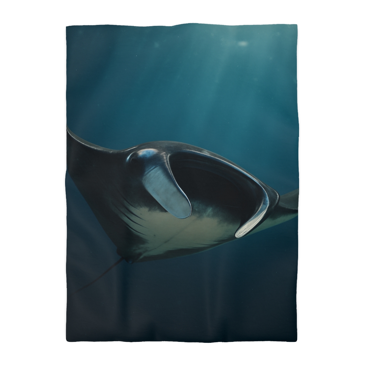 Starlit Glide Manta Ray stylish duvet covers