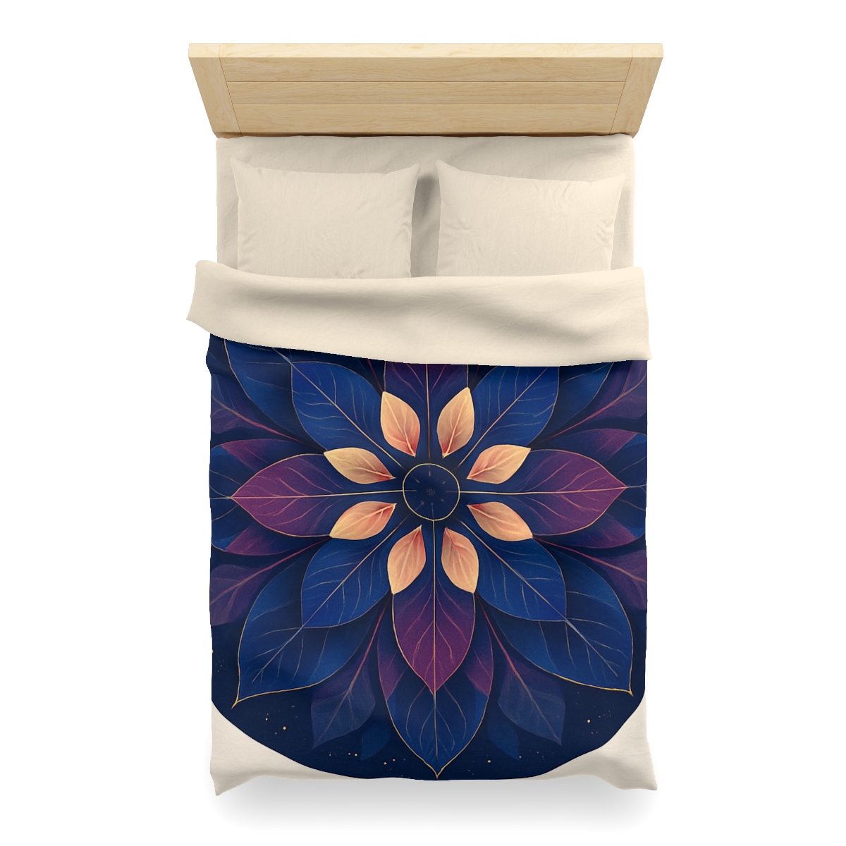 Petal Prism Mandala designer printed duvets