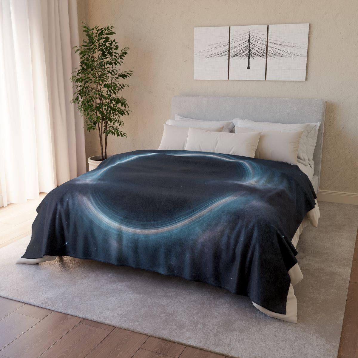 Gravitational Prism Mirage personalized cozy blankets