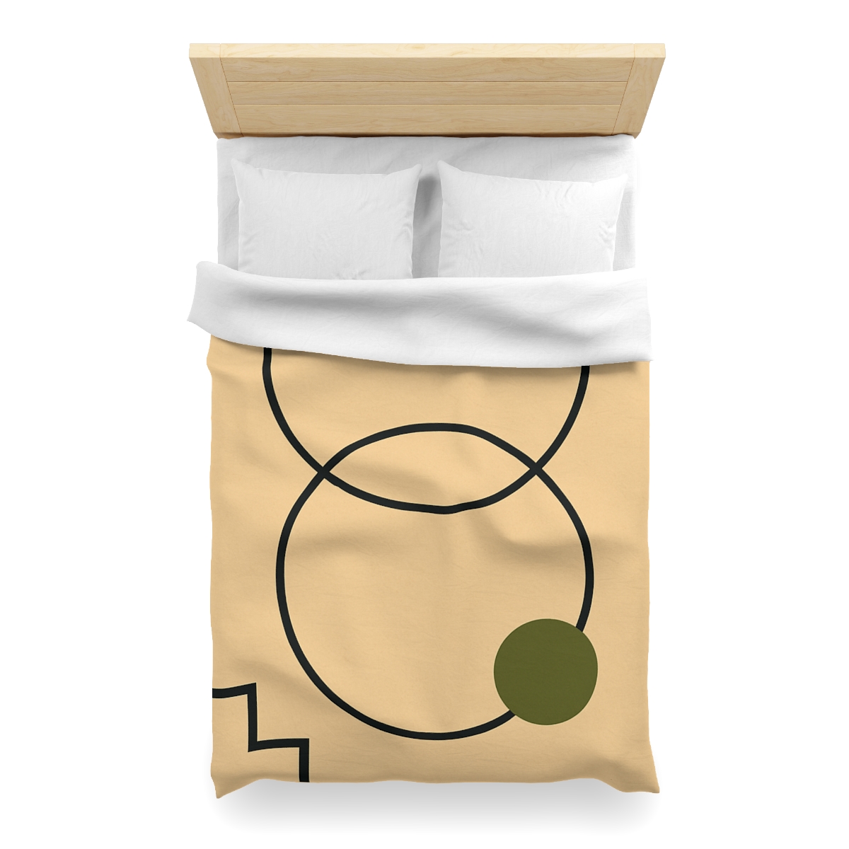 Aligned Rings With Corner Steps soft comforter duvets