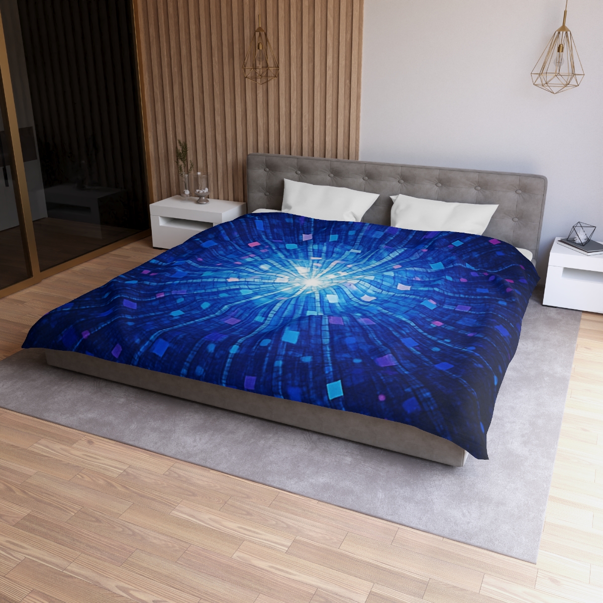 Photon Burst Mosaic custom duvets