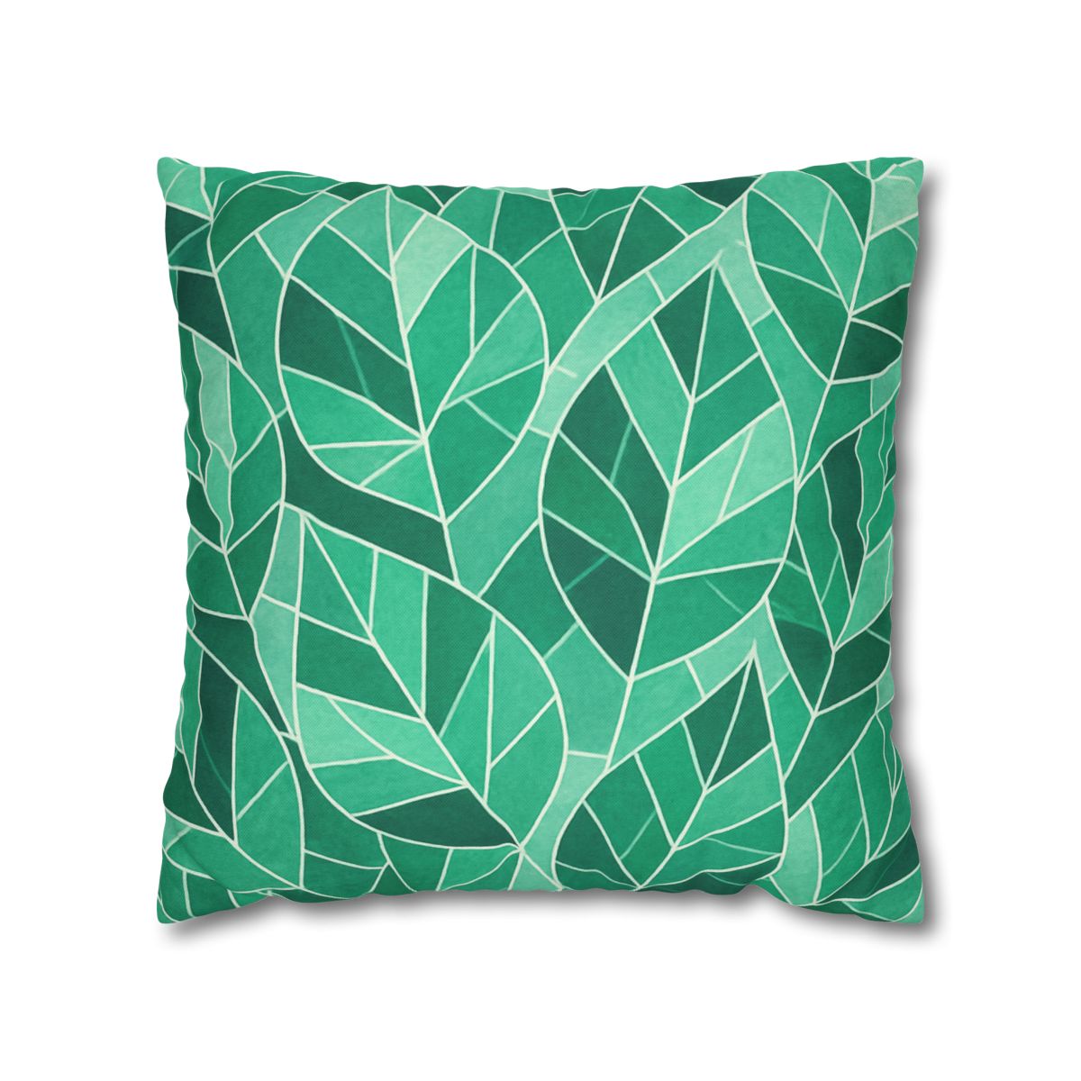 Crystal Leaf Mosaic personalized pillow covers