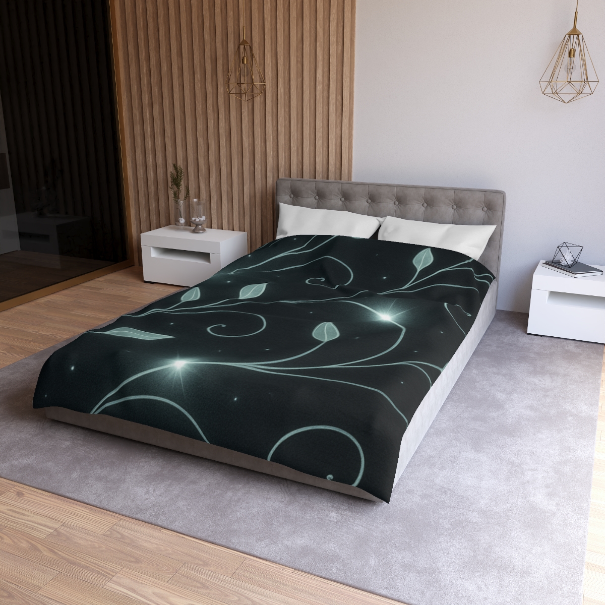 Starlit Vine Constellation stylish duvet covers