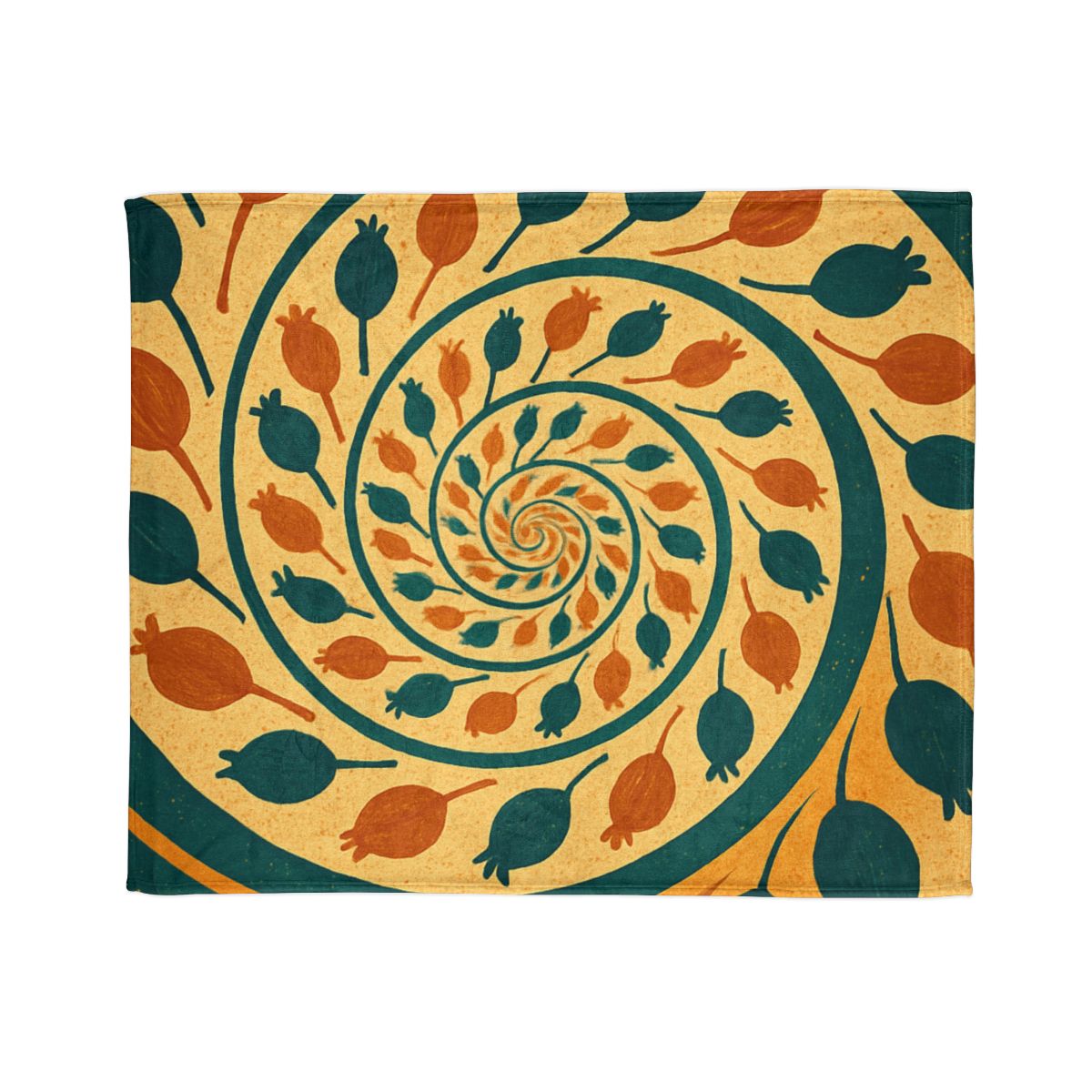 Spiral Seed Chorus decorative home blankets