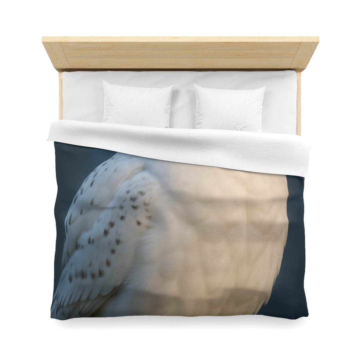 Twilight Watcher Snowy Owl warm winter duvets