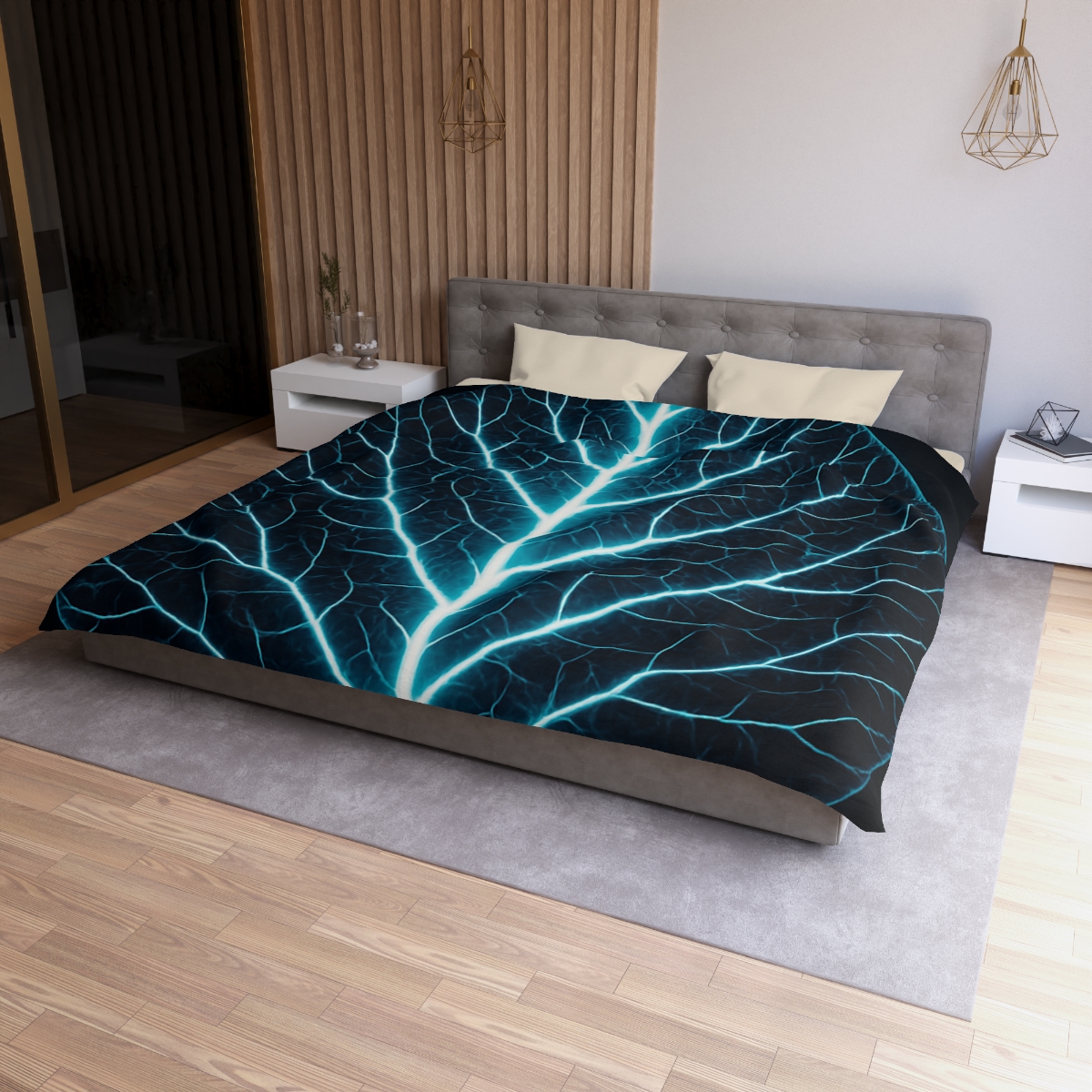 Leaf Vein Radiograph personalized bedding duvets